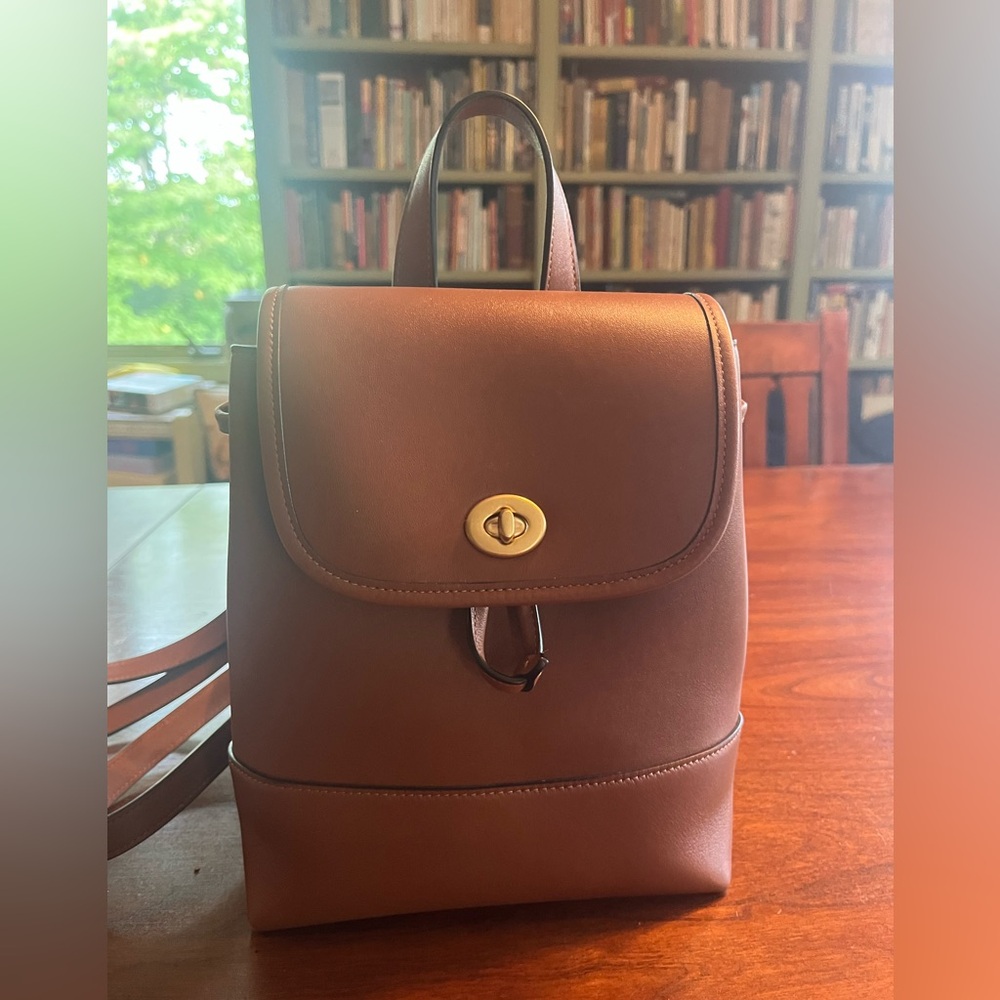 Coach The Summer I turned Pretty backpack-Redwood